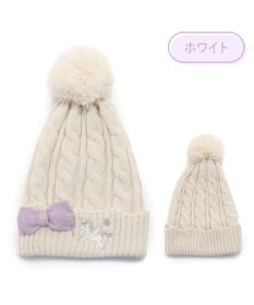 Mother garden マザーガーデン ユニコーン キッズ ニット帽子 《ホワイト》