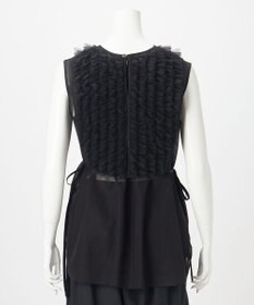 23区 【GOLD LABEL】コットンオーガンジー ジレコンビ ブラウス