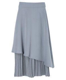 earth music&ecology プリーツドッキングスカート