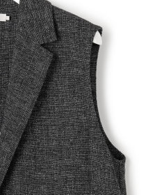 ICB L 【先行予約】 ミックスブッチャー バックスリットジレ