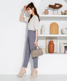 Tiaclasse 【洗える】幅広く活躍が期待できるドロストパンツ