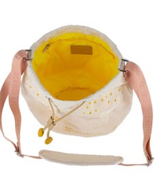 tsumori chisato CARRY スカラップ 刺繍 ショルダーバッグ 巾着