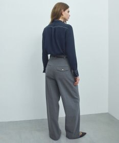 BEIGE， ZEPHYR / ベルト付き 2タックワイドパンツ