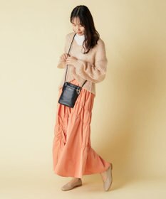 LA BAGAGERIE ミニ財布付き サイドノットショルダー