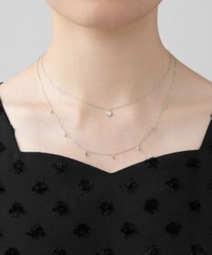 TOCCA 【WEB限定】SEEDS NECKLACE K10ホワイトゴールド ネックレス