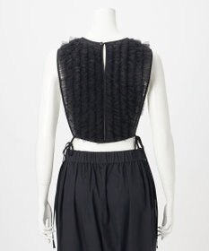 23区 【GOLD LABEL】コットンオーガンジー ジレコンビ ブラウス