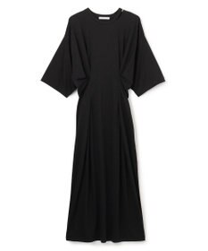 BEIGE， 【洗える】S.BABILA / スリットネックウエストタックワンピース