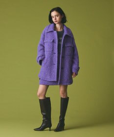 GRACE CONTINENTAL リングウールショートコート