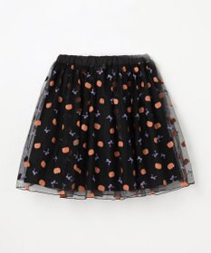 ANY KIDS ラメチュールフレアスカート