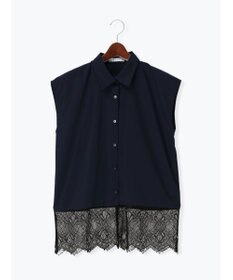 Te chichi レースヘムドッキングシャツ
