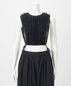 23区 【GOLD LABEL】コットンオーガンジー ジレコンビ ブラウス