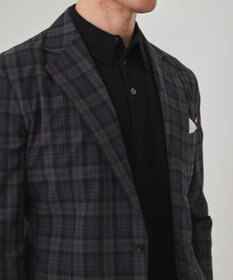 GOTAIRIKU 【洗える】イタリア糸 セットインニットポロ