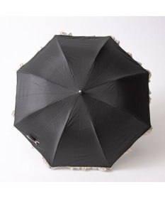 UNBILLION カシュネ cachenez / 【晴雨兼用】【日傘】 【UV カット率99.999.9％以上】PUバイカラーフリルトップレス折りたたみ傘