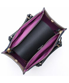 A.D.M.J. 【牛革】モーツァルト/スパニッシュレザーバイカラーWジップトートM