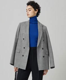 ICB L ウール2WAYストレッチ ダブルブレストジャケット