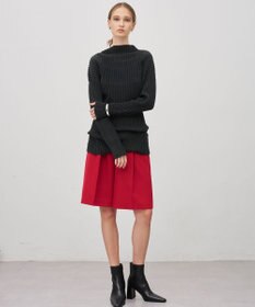 uncrave シアーストライプニット タートルトップス