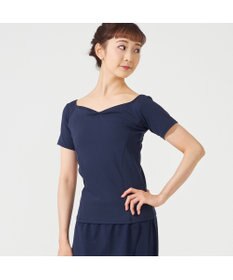 Chacott ハーフスリーブトップ