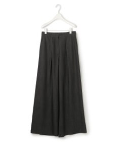 ICB 【洗える】 ドレープスラブデニム ワイドパンツ