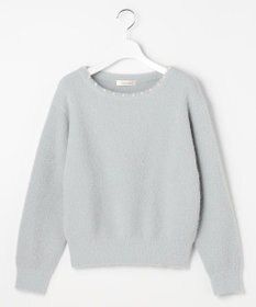 Feroux パール付きシャギー ニット