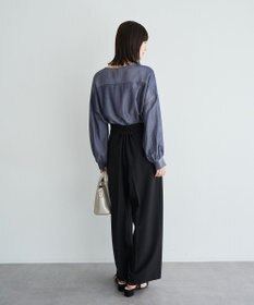 YECCA VECCA メタルベルトワイドパンツ