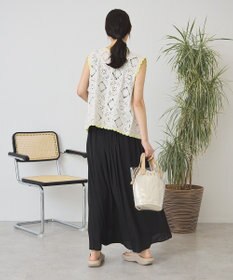 AMERICAN HOLIC 【選べる丈】接触冷感シフォンスカーチョ【WEB限定カラー有り】