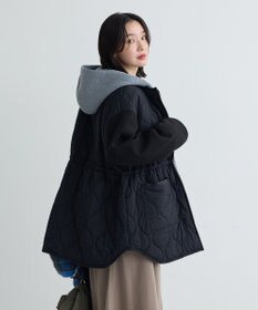 Green Parks フード取り外し薄中綿コート