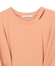 BEIGE， 【洗える】S.BABILA / スリットネックウエストタックワンピース