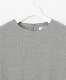 J.PRESS LADIES 【セットアップ対応】MELANGE ライトツイル クルーネック ブラウス