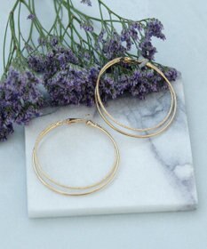Phoebe ダブルレイヤードフープイヤリング