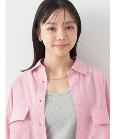 earth music&ecology ビッグポケットショートシャツ