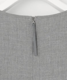 J.PRESS LADIES 【セットアップ対応】MELANGE ライトツイル クルーネック ブラウス