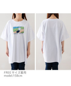 Mother garden しろたん ビッグTシャツ 半袖 《ONAKA SUITA》 フリーサイズ ユニセックス