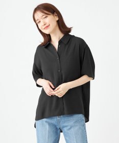 SHARE PARK LADIES 【2WAY】オーバーサイズ楊柳シャツ