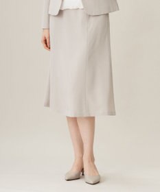 自由区 【セットアップ対応・UVカット・接触冷感・洗える】ライトストレッチフレア スカート