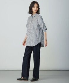 J.PRESS LADIES S エステネージュストライプ シャツ ブラウス