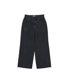 woadblue ＜坪田あさみさんコラボ＞DADA  ダダ  /  BLACK ワイドデニムパンツ