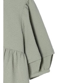 Green Parks ジャガードペプラムブラウス