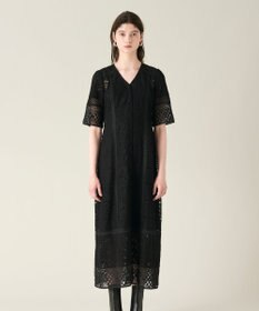 GRACE CONTINENTAL コンビレースVネックワンピース
