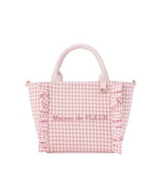 Maison de FLEUR ギンガムフリル2Wayバッグ