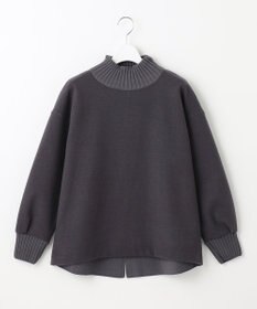 J.PRESS LADIES L ニードルパンチ ハイネック カットソー