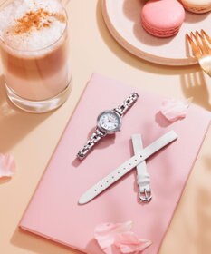 CITIZEN 【替えバンド付き2way 限定モデル】「カフェタイム」をテーマにしたソーラーテック電波時計