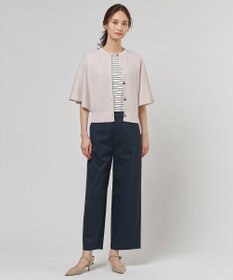 J.PRESS LADIES COTTON ACETATE DRY バタフライスリーブ カーディガン