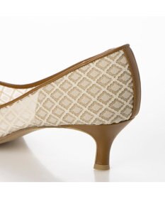 MODE ET JACOMO <carino>レースデザインパンプス