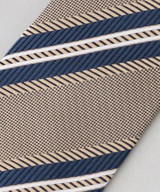 GOTAIRIKU GOTAIRIKU別注【日本製】シルク ネクタイ_レジメンタル