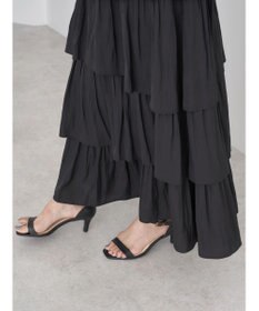 earth music&ecology フリルティアードスカート