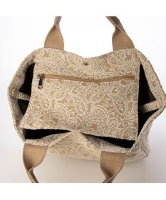 UNBILLION カシュカシュ cachecache / ペーズリー柄ジャガードトートバッグ