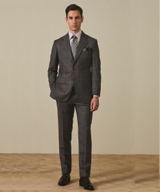 GOTAIRIKU 【ZEGNA/ゼニア】エレクタ スーツ(ブラウンチェック)