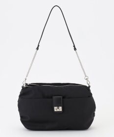 J.PRESS LADIES 【2way】ナイロンギャザー ショルダー バッグ