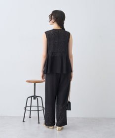 earth music&ecology レースイージーパンツ