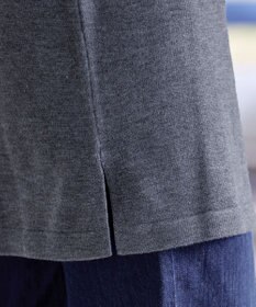 Tiaclasse L 【洗える】マルチボーダーニットチュニック